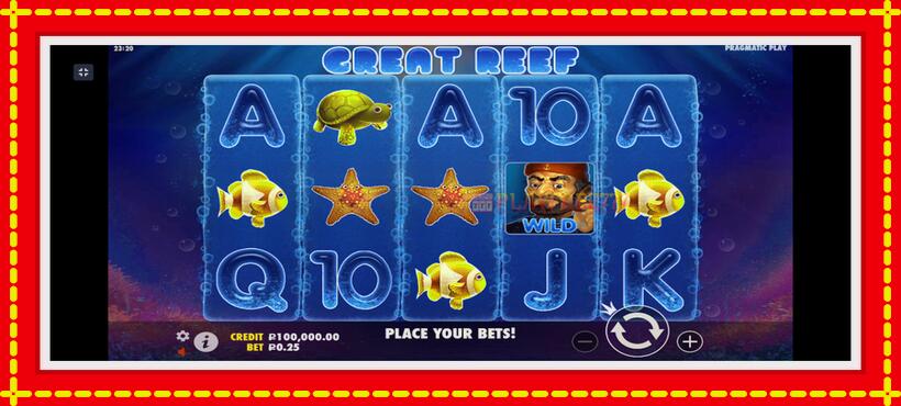 Slot machine Great Reef with access to free game online, picture 1