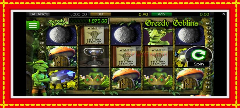 Slot machine Greedy Goblins with access to free game online, picture 1