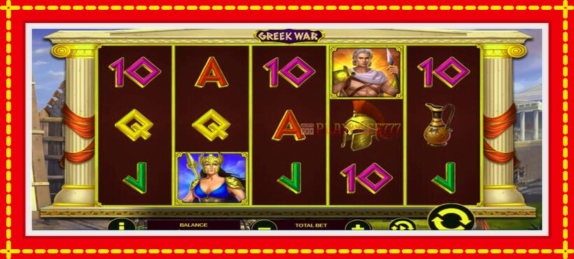 Slot machine Greek War with access to free game online, picture 1