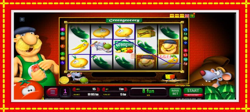 Slot machine Green Grocery with access to free game online, picture 2