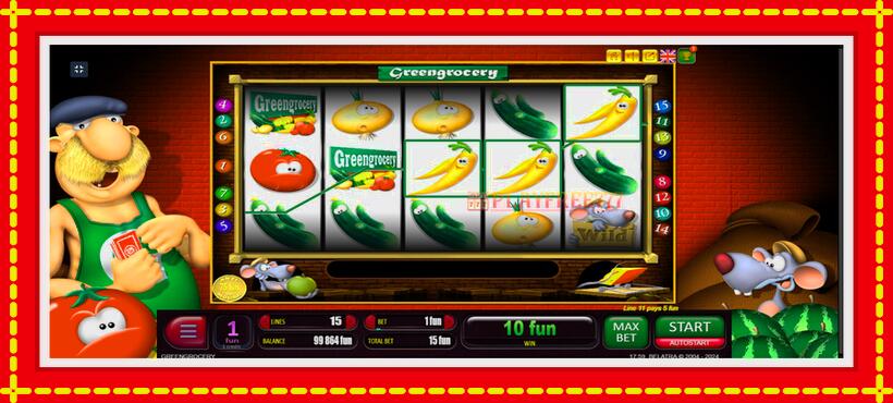 Slot machine Green Grocery with access to free game online, picture 4