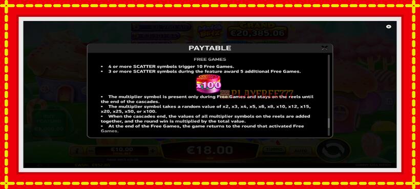 Slot machine Gummy Giga Match with access to free game online, picture 7