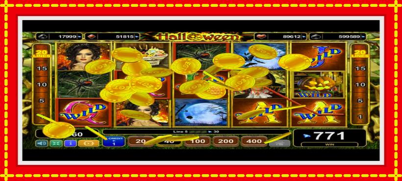 Slot machine Halloween with access to free game online, picture 2