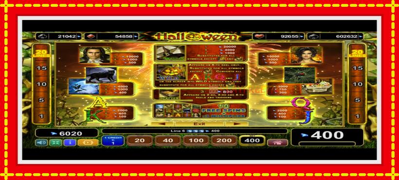 Slot machine Halloween with access to free game online, picture 5