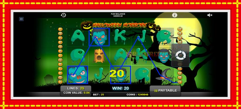 Slot machine Halloween Horrors with access to free game online, picture 4