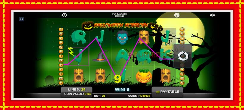 Slot machine Halloween Horrors with access to free game online, picture 5