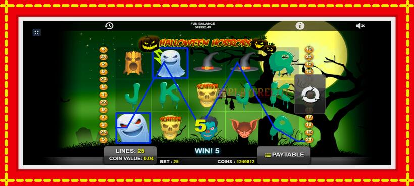 Slot machine Halloween Horrors with access to free game online, picture 6