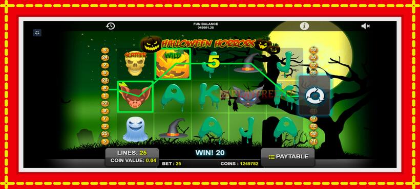 Slot machine Halloween Horrors with access to free game online, picture 7