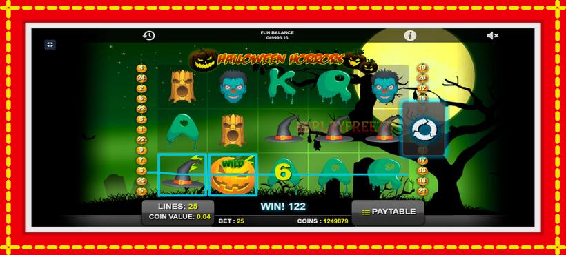 Slot machine Halloween Horrors with access to free game online, picture 8