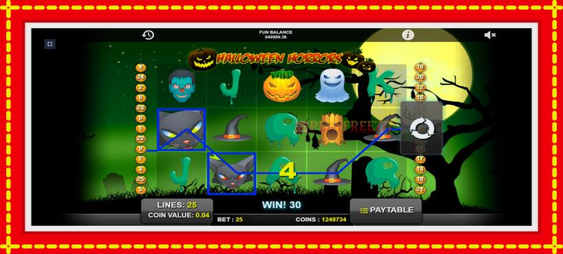 Slot machine Halloween Horrors with access to free game online, picture 9