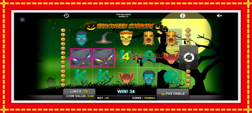 Slot machine Halloween Horrors with access to free game online, picture 10