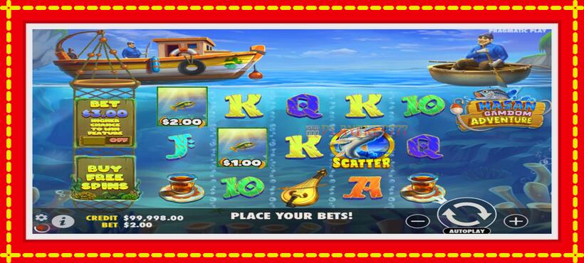 Slot machine Hasan Gamdom Adventure with access to free game online, picture 2