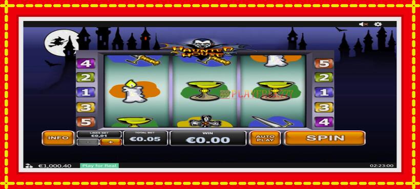 Slot machine Haunted House with access to free game online, picture 1