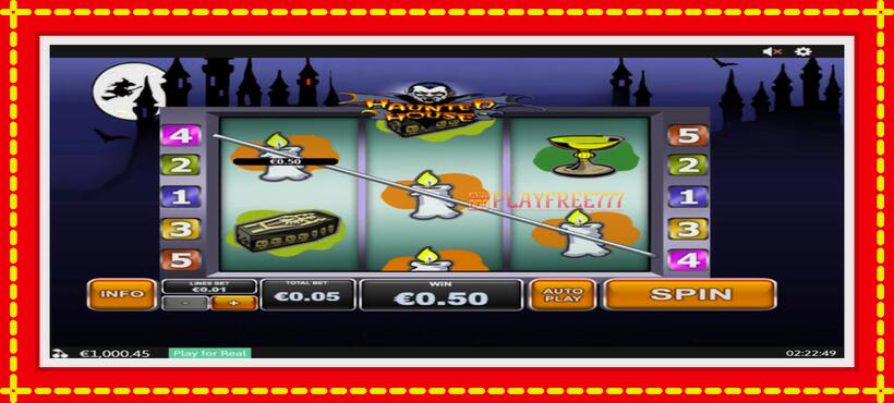 Slot machine Haunted House with access to free game online, picture 2