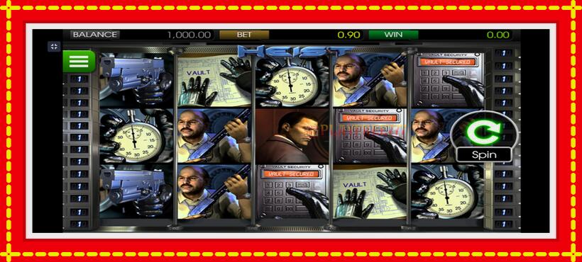 Slot machine Heist with access to free game online, picture 1