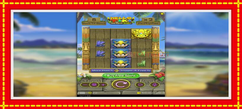 Slot machine Hello Tiki with access to free game online, picture 1