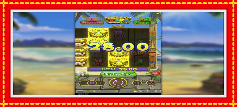 Slot machine Hello Tiki with access to free game online, picture 2