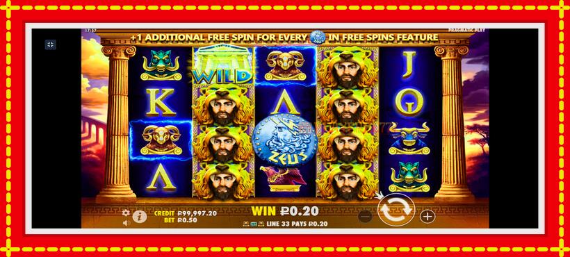 Slot machine Hercules Son of Zeus with access to free game online, picture 6