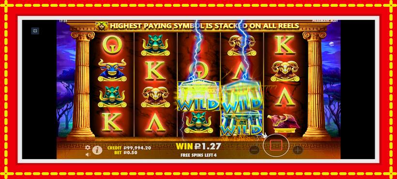 Slot machine Hercules Son of Zeus with access to free game online, picture 10