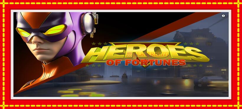 Slot machine Heroes of Fortune with access to free game online, picture 1