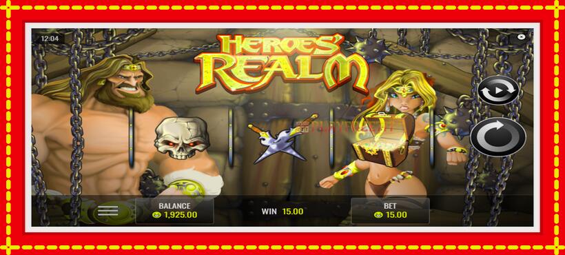 Slot machine Heroes Realm with access to free game online, picture 4