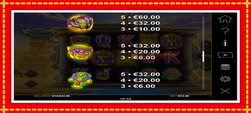 Slot machine Hidden Egypt DoubleMax with access to free game online, picture 7