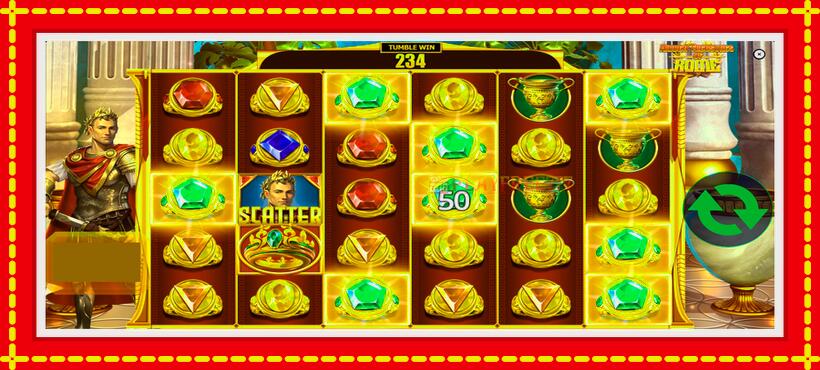 Slot machine Hidden Treasures of Rome with access to free game online, picture 4