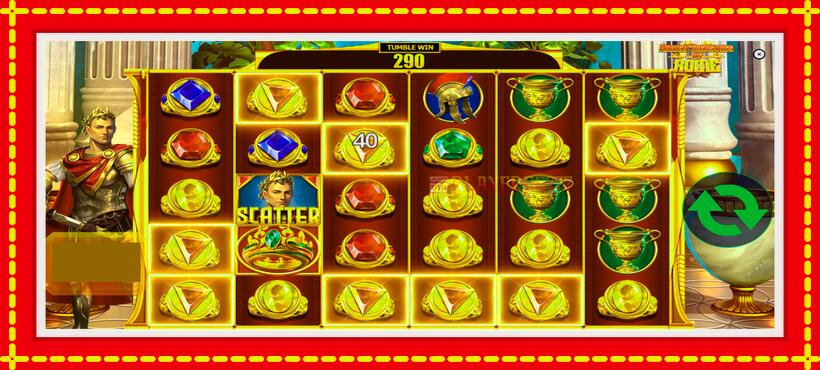 Slot machine Hidden Treasures of Rome with access to free game online, picture 5