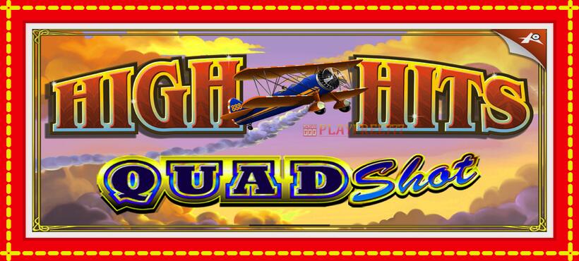 Slot machine High Hits Quad Shot with access to free game online, picture 1