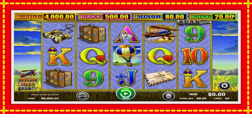 Slot machine High Hits Quad Shot with access to free game online, picture 2