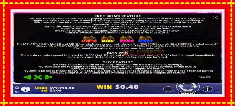 Slot machine Himalayan Wild with access to free game online, picture 4