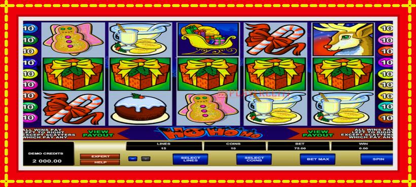 Slot machine Ho Ho Ho with access to free game online, picture 1