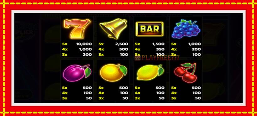 Slot machine Hold & Spin Multiplier Rush with access to free game online, picture 4