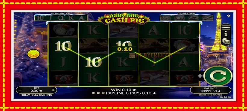 Slot machine Holly Jolly Cash Pig with access to free game online, picture 2