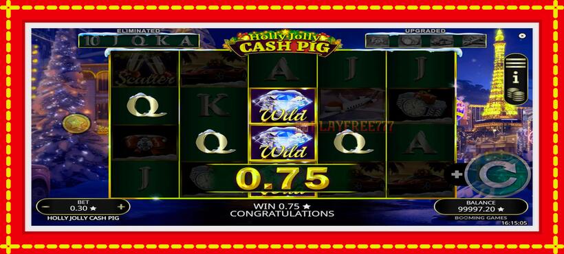 Slot machine Holly Jolly Cash Pig with access to free game online, picture 3