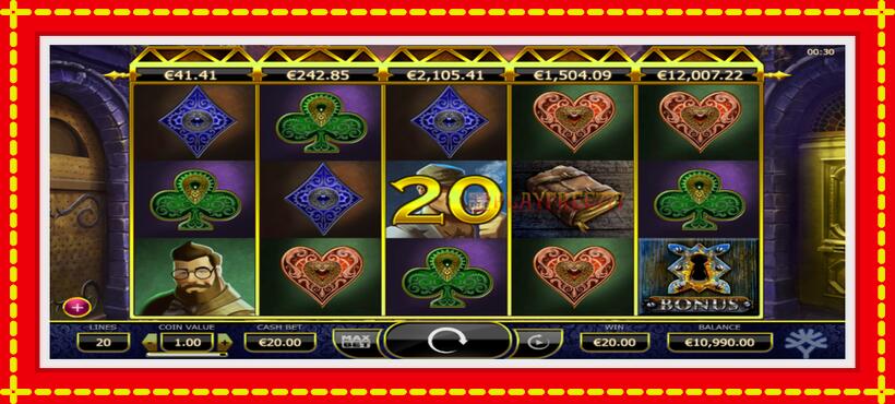 Slot machine Holmes and the Stolen Stones with access to free game online, picture 3