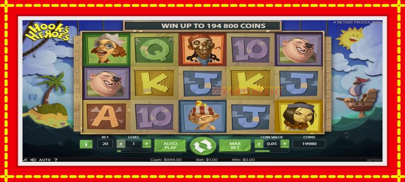 Slot machine Hook’s Heroes with access to free game online, picture 2