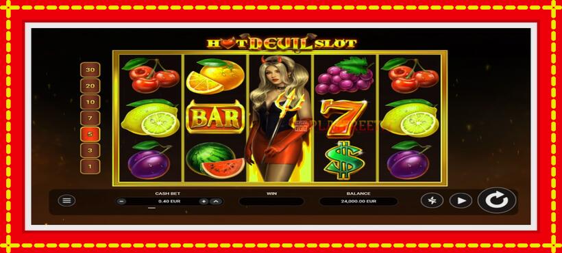 Slot machine Hot Devil Slot with access to free game online, picture 1