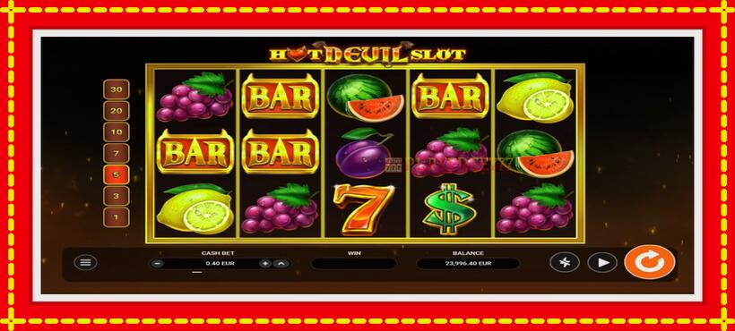 Slot machine Hot Devil Slot with access to free game online, picture 3