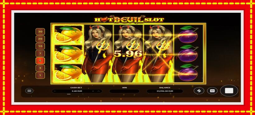 Slot machine Hot Devil Slot with access to free game online, picture 4