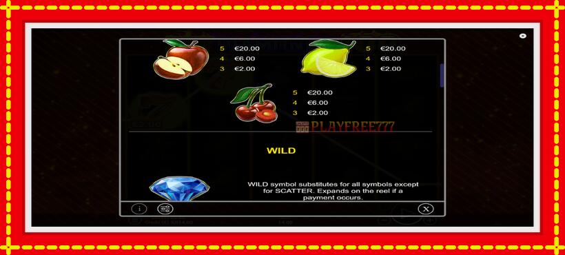 Slot machine Hot Diamonds 100 with access to free game online, picture 6