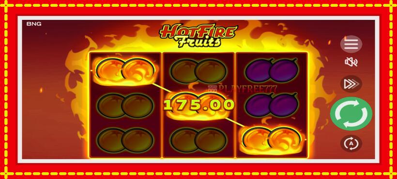 Slot machine Hot Fire Fruits with access to free game online, picture 5