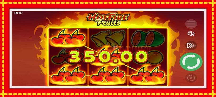 Slot machine Hot Fire Fruits with access to free game online, picture 6