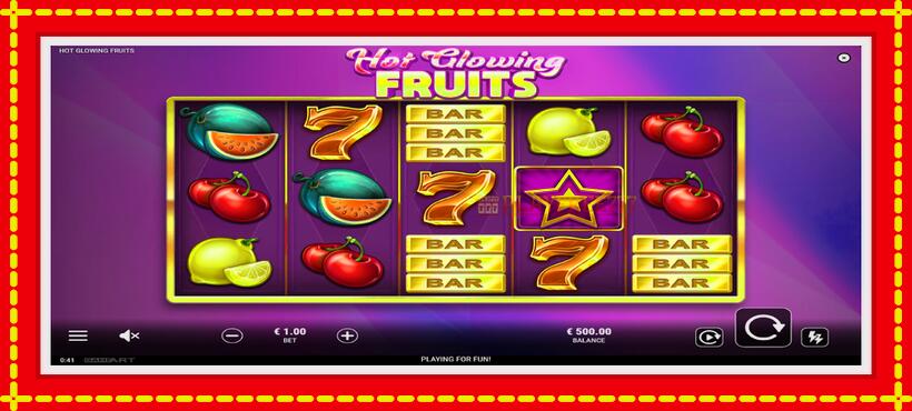 Slot machine Hot Glowing Fruits with access to free game online, picture 2