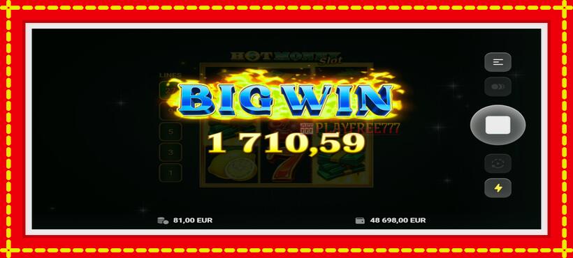 Slot machine Hot Money Slot with access to free game online, picture 4