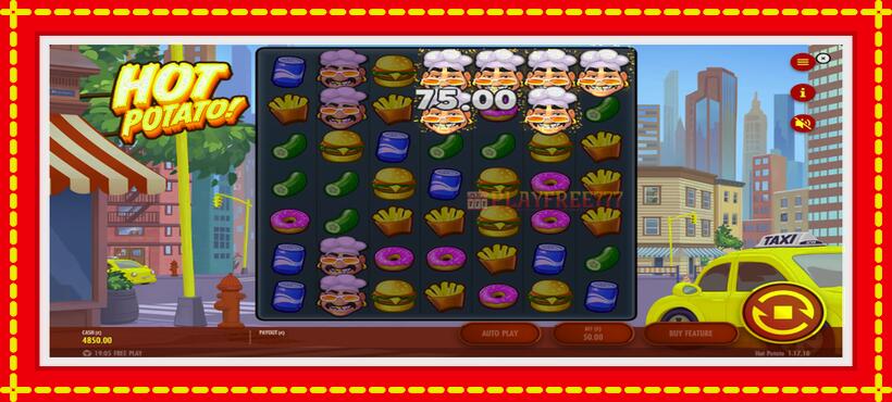 Slot machine Hot Potato! with access to free game online, picture 3