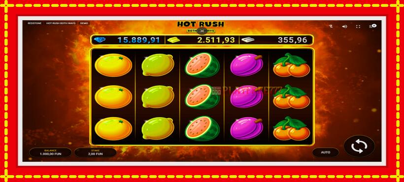 Slot machine Hot Rush Both Ways with access to free game online, picture 1