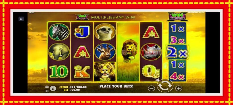 Slot machine Hot Safari with access to free game online, picture 3