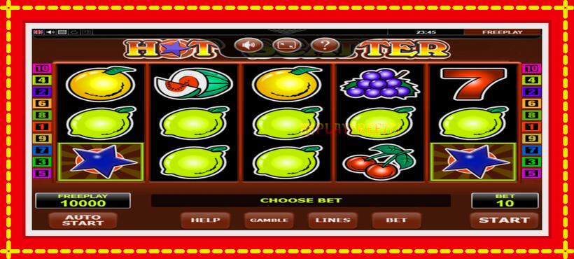 Slot machine Hot Scatter with access to free game online, picture 2