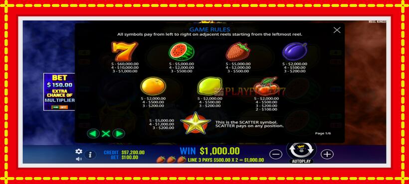 Slot machine Hot to Burn Multiplier with access to free game online, picture 5